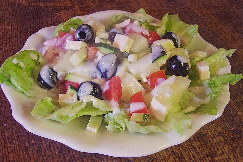 Melonensalat mit Feta