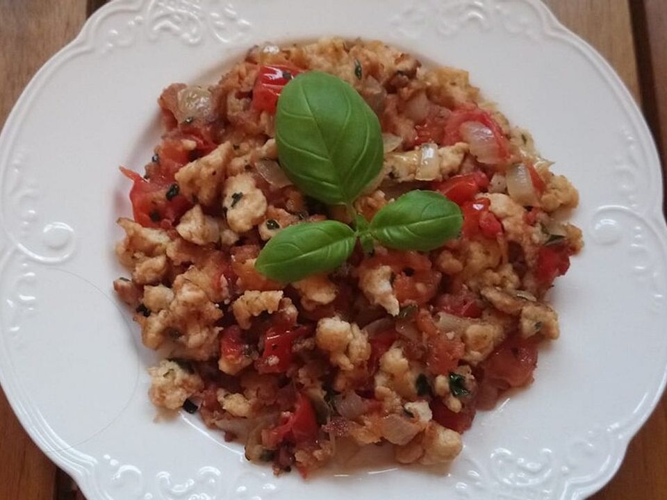 Gebratene Tomaten mit Tofu von Lilidae| Chefkoch