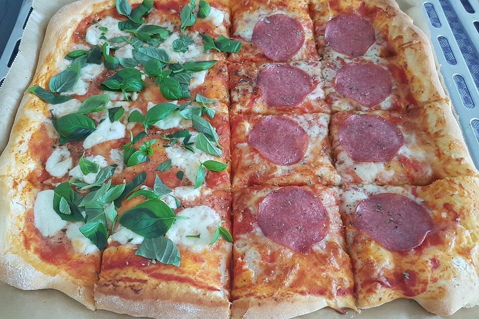 Pizzateig mit Gelinggarantie Pizzateig mit Gelinggarantie