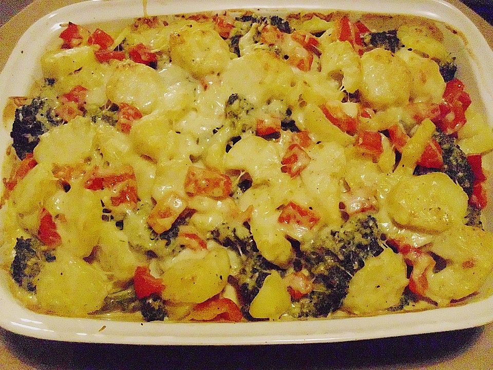 Kartoffelauflauf mit Brokkoli von docmaus| Chefkoch