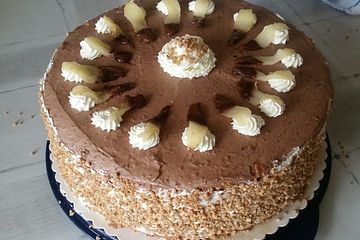 Nougat Birnen Torte Von Schwarzehoepse Chefkoch