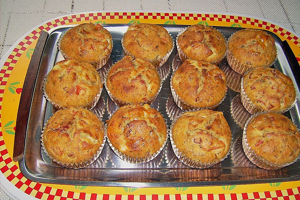 Bunte Pizza - Muffins