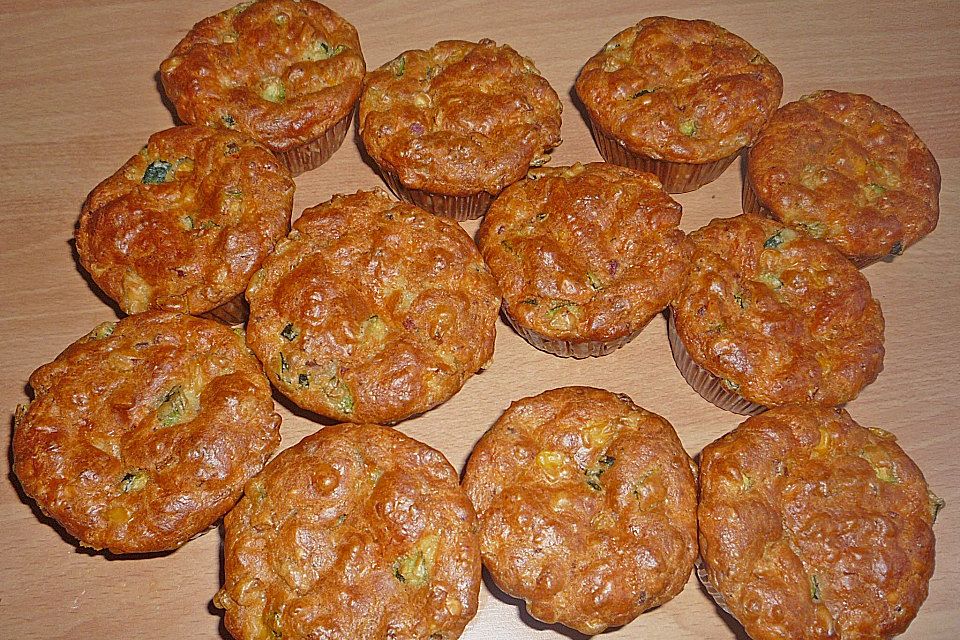 Bunte Pizza - Muffins