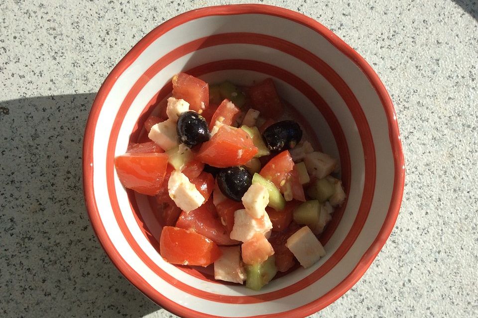 Tomaten - Mozarella - Gurken - Salat