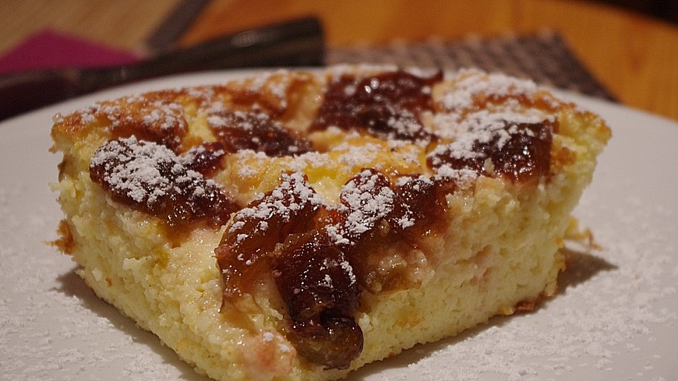 Saftiger Zwetschgen-Grieß-Auflauf von Rocky73