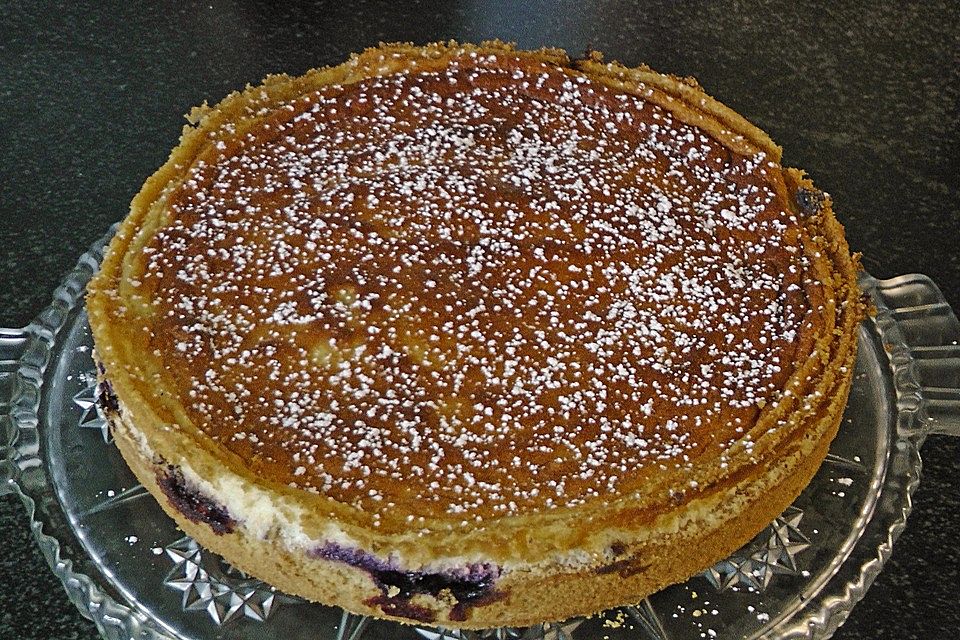 Inschens saure Sahne - Kuchen mit Johannisbeeren