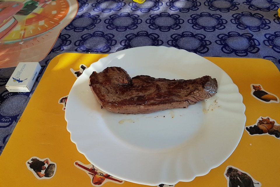 Beschwipstes Steak