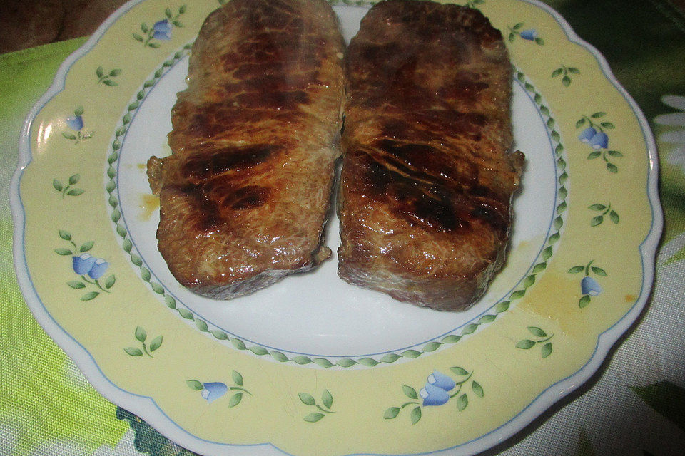 Beschwipstes Steak