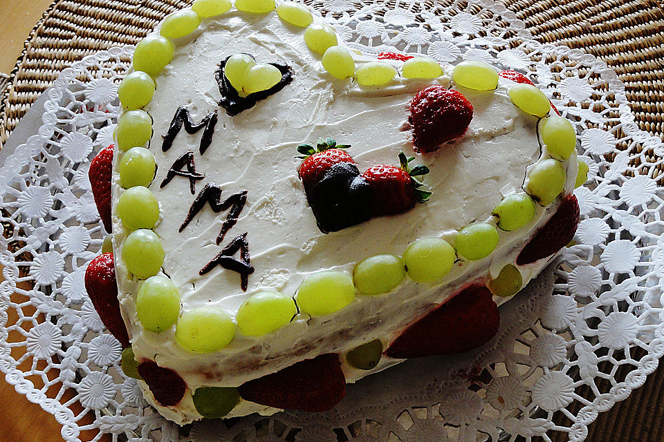 Schnelle Erdbeer - Mascarpone - Torte