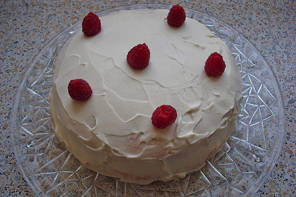 Schnelle Erdbeer - Mascarpone - Torte