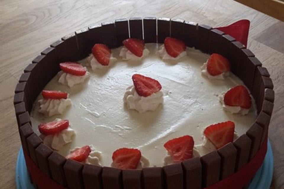 Schnelle Erdbeer - Mascarpone - Torte