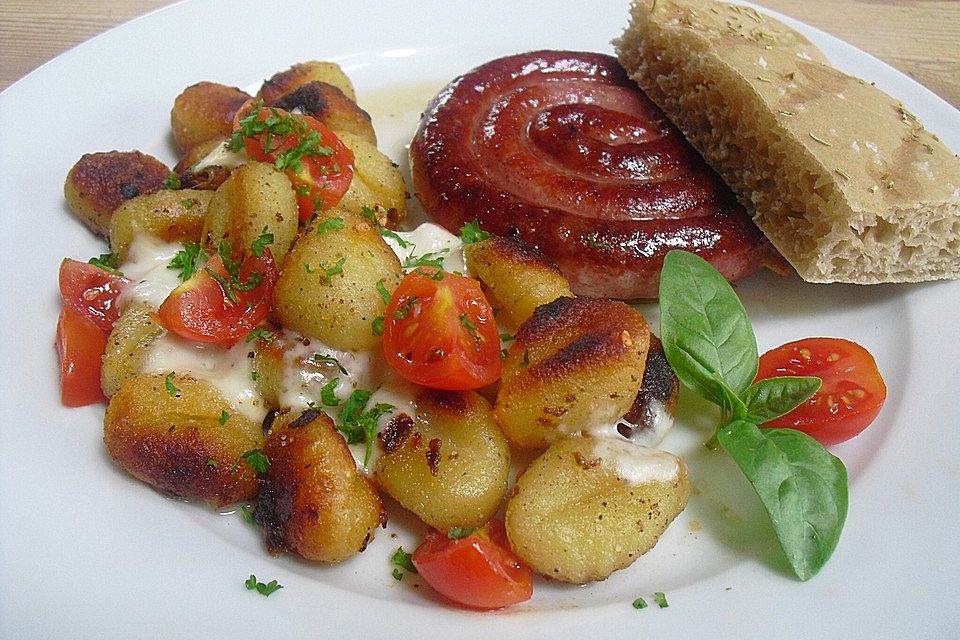 Gnocchi gebraten - perfekt als Grillbeilage