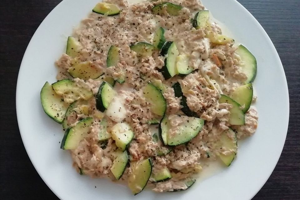 Zucchini-Thunfischpfanne