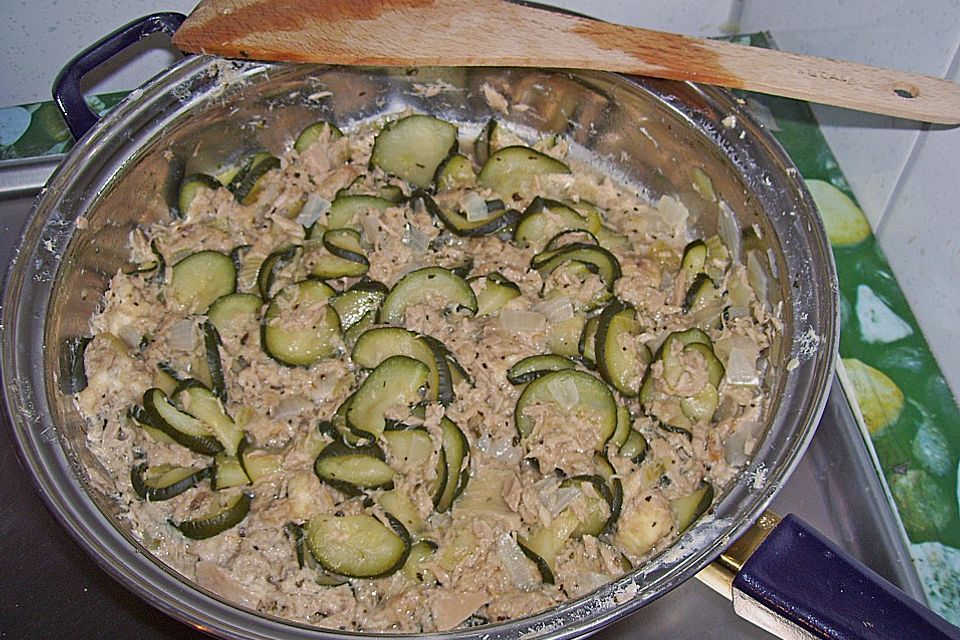 Zucchini-Thunfischpfanne