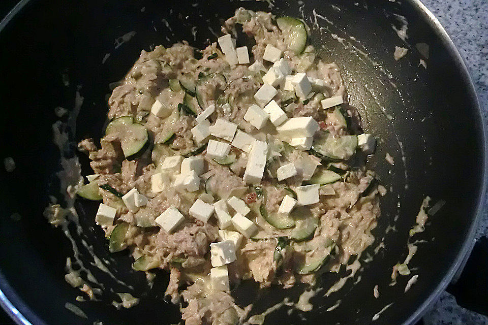 Zucchini-Thunfischpfanne