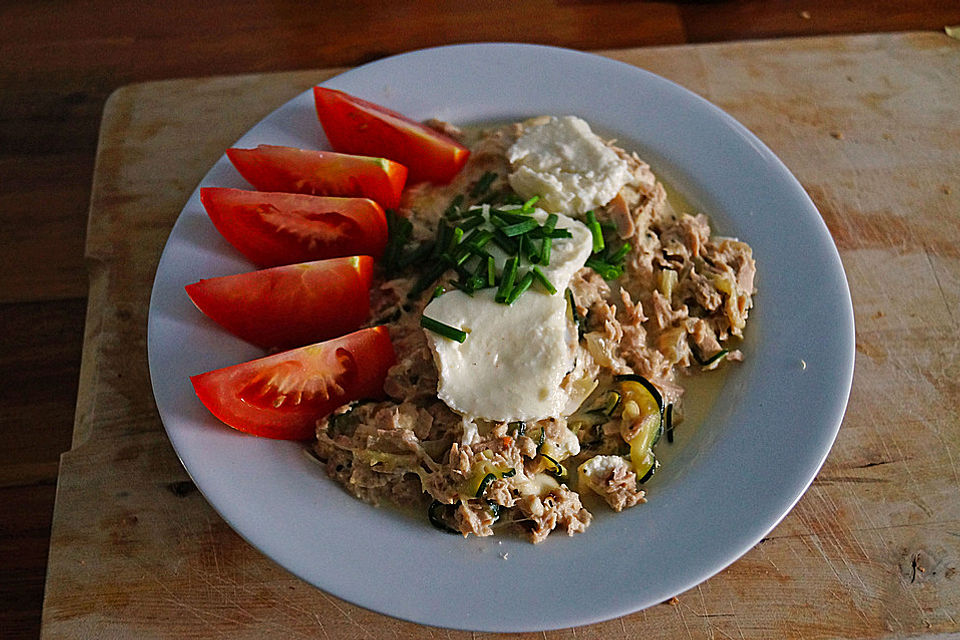 Zucchini-Thunfischpfanne