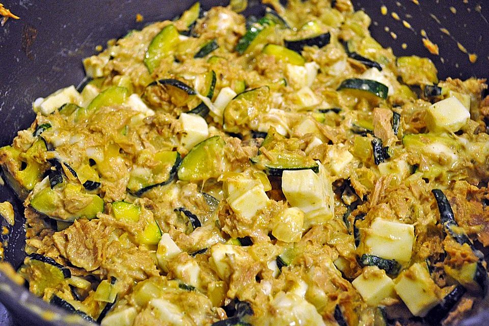 Zucchini-Thunfischpfanne