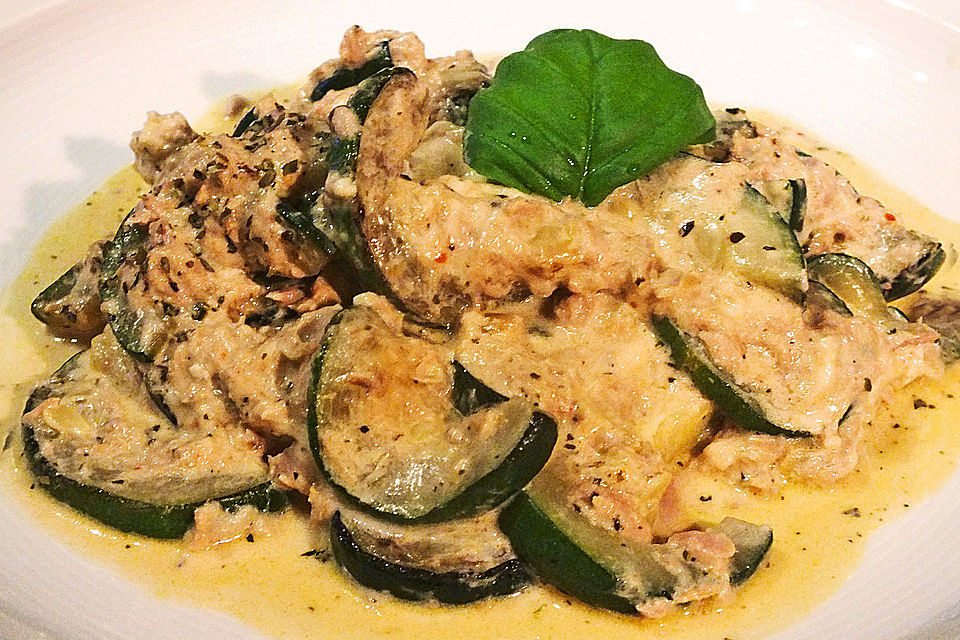 Zucchini-Thunfischpfanne