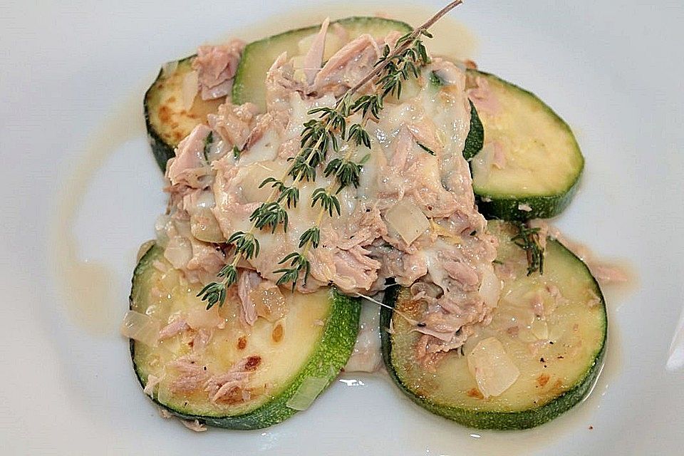 Zucchini-Thunfischpfanne