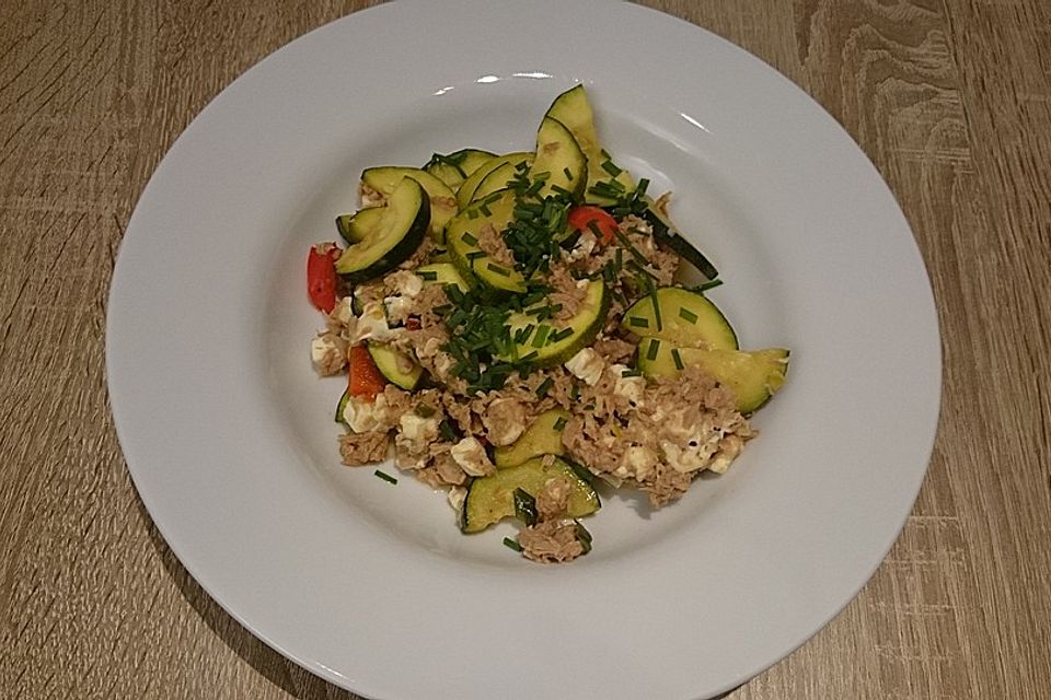 Zucchini-Thunfischpfanne