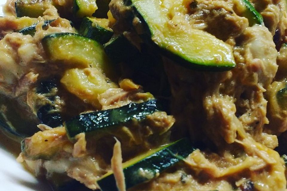 Zucchini-Thunfischpfanne