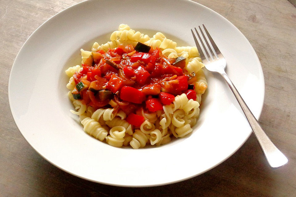 Paprika - Zucchinisauce