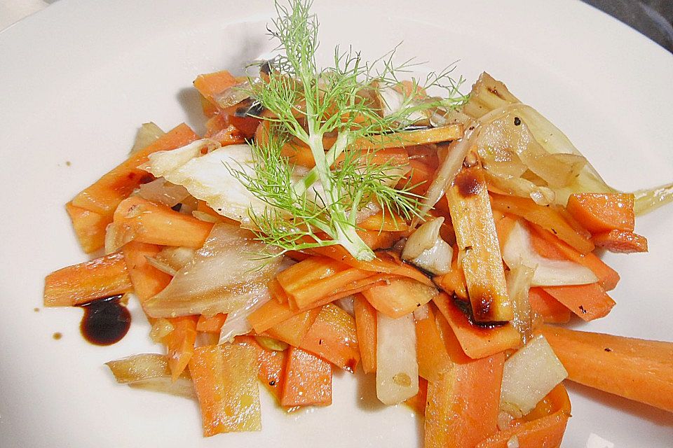 Fenchel - Karottengemüse