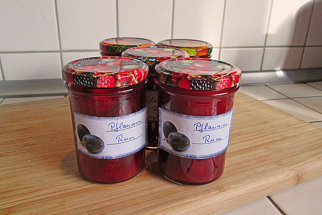 Pflaumen - Rum - Marmelade von Nunja| Chefkoch Pflaumen - Rum - Marmelade von Nunja| Chefkoch