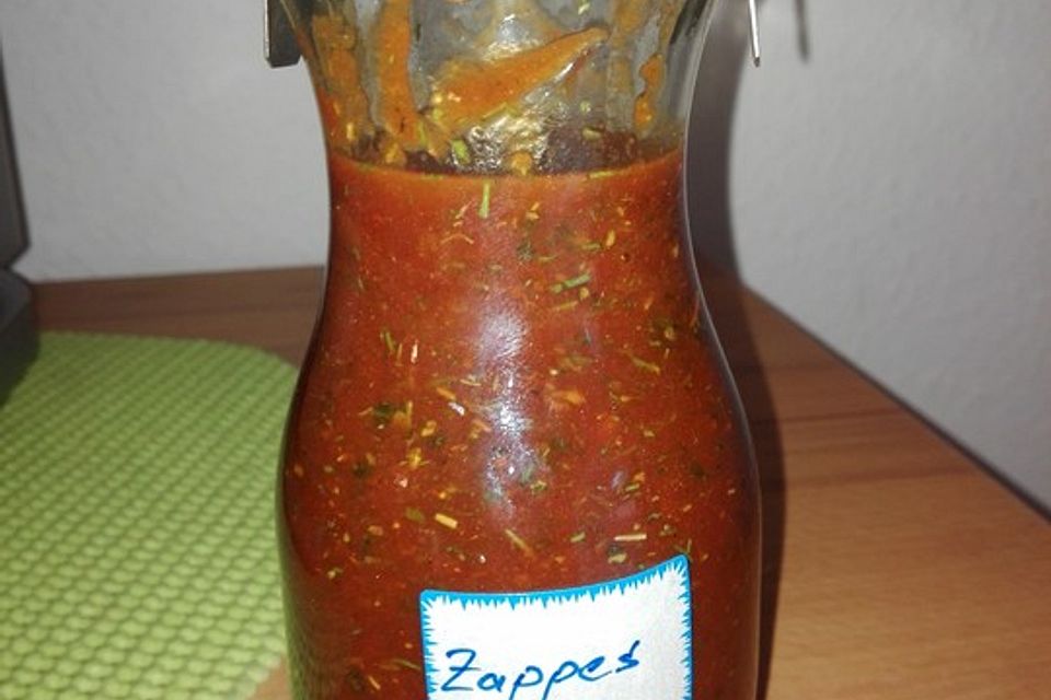 Zappes, eine besondere Grillsauce