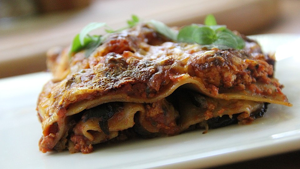 Vegetarische Lasagne mit Auberginen von schwene
