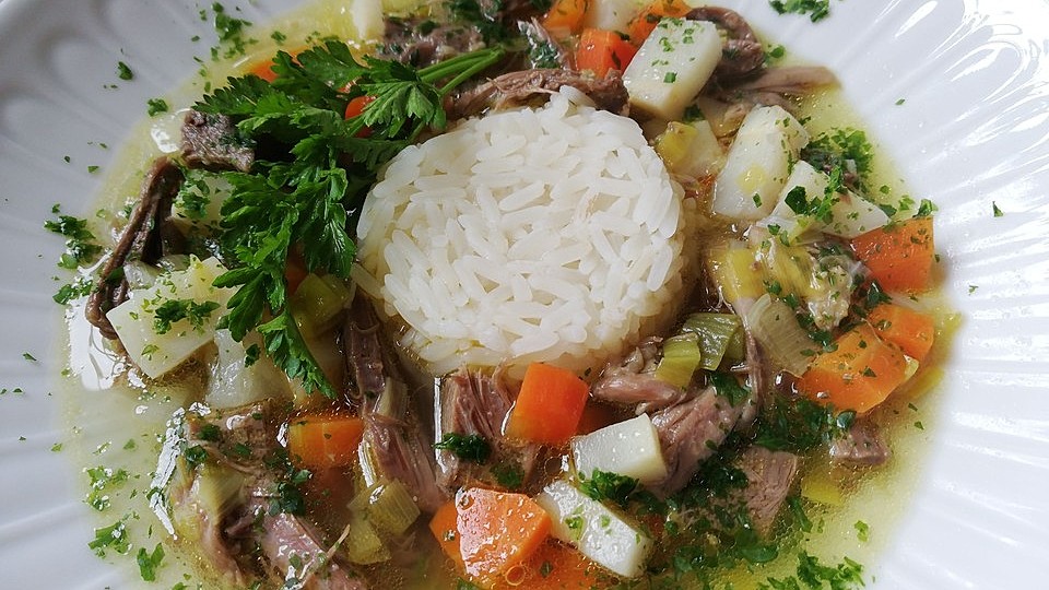 Taubensuppe Mit Reis Von Tickerix Chefkoch