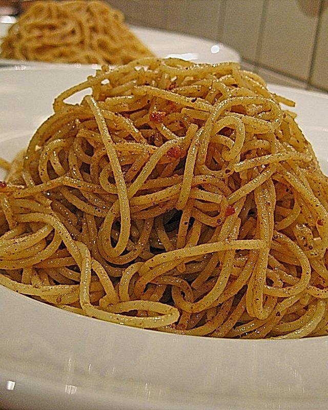 Spaghetti  Bagna cauda