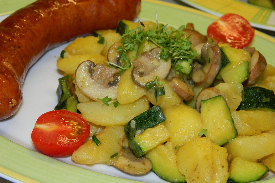 Kartoffel - Zucchini - Champignon - Beilage