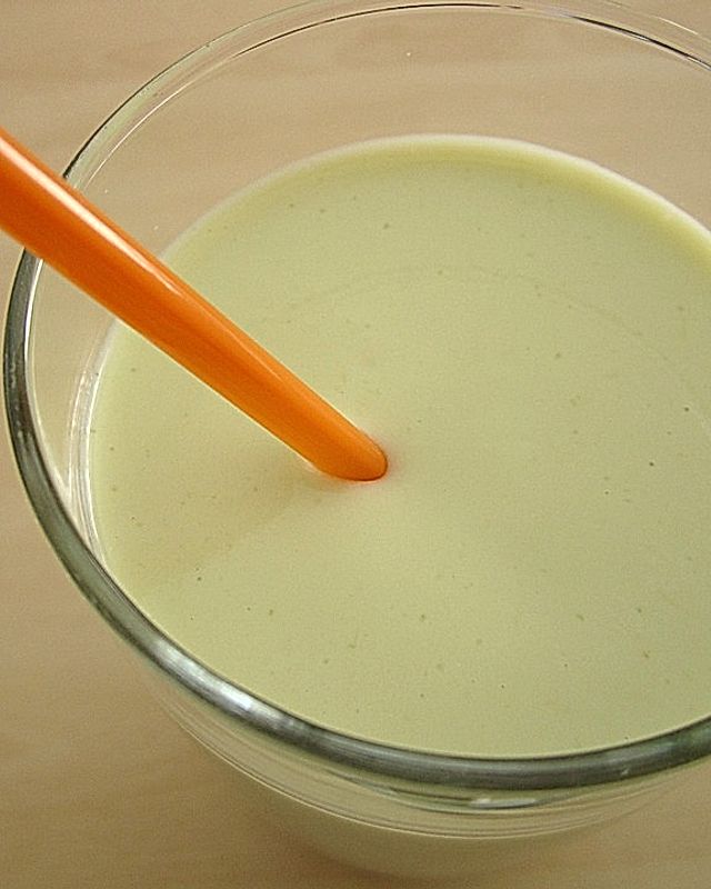 Süßer Avocado - Joghurt - Milchshake