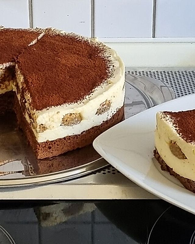 Manus leichte Tiramisu -Torte