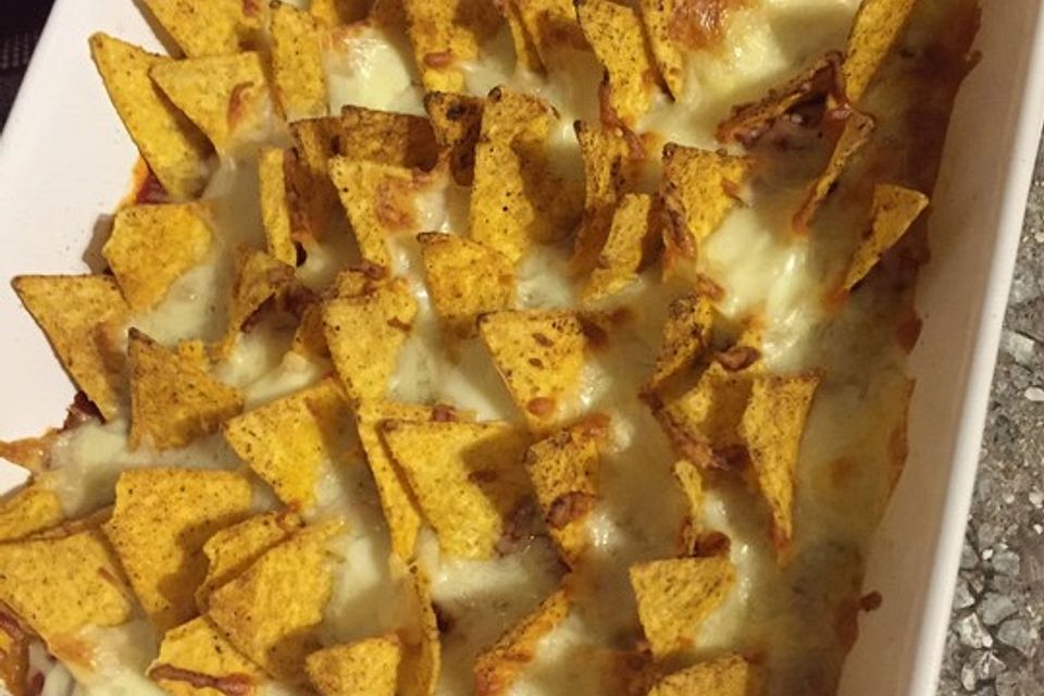 Überbackene Tortilla Chips