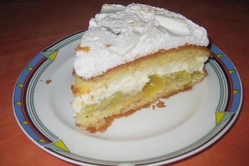 Stachelbeer - Baiser - Torte