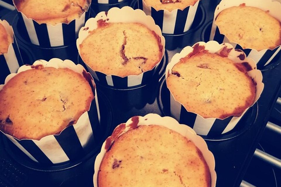 Karamell-Toffee-Muffins