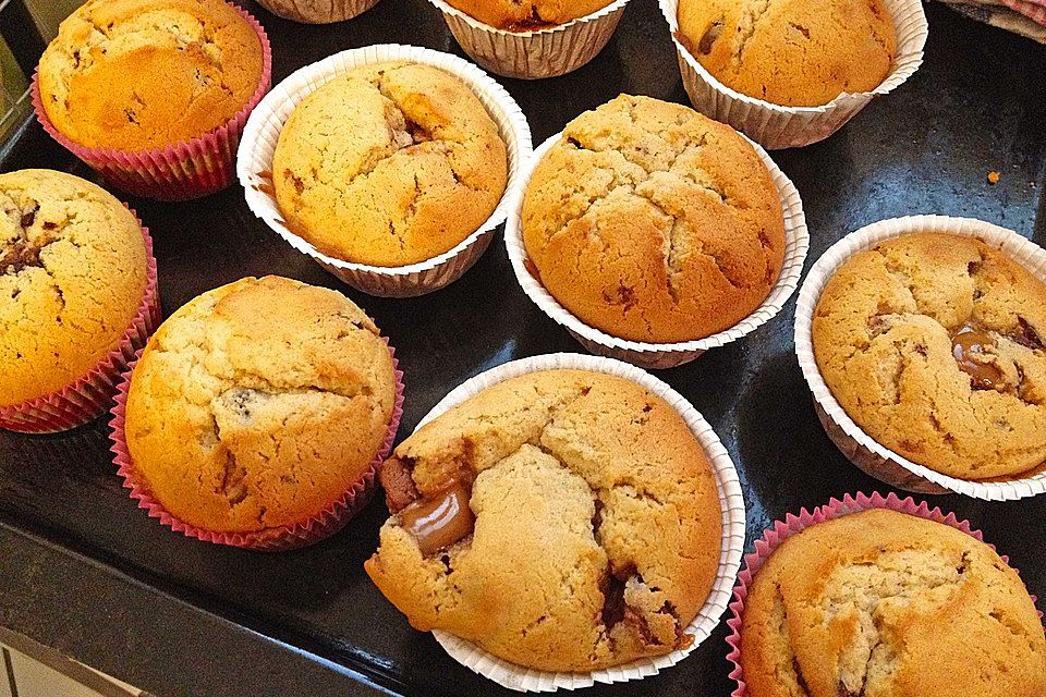 Karamell-Toffee-Muffins