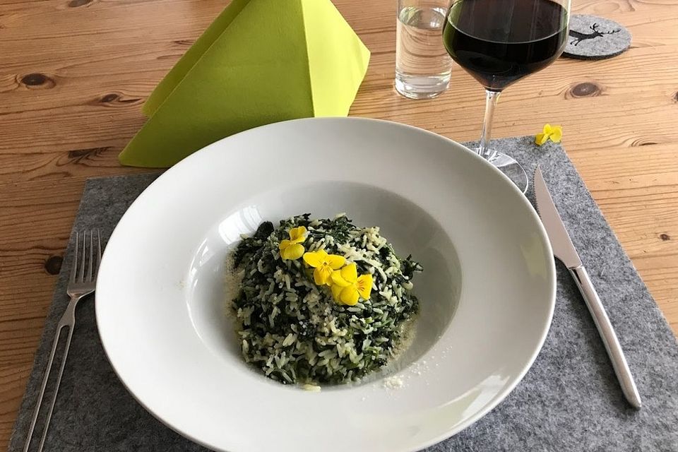 Spinat-Risotto