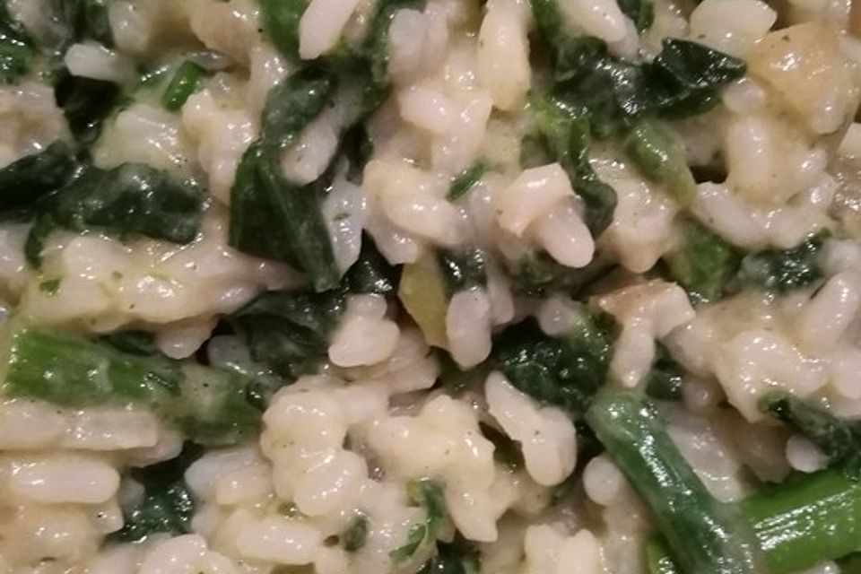 Spinat-Risotto