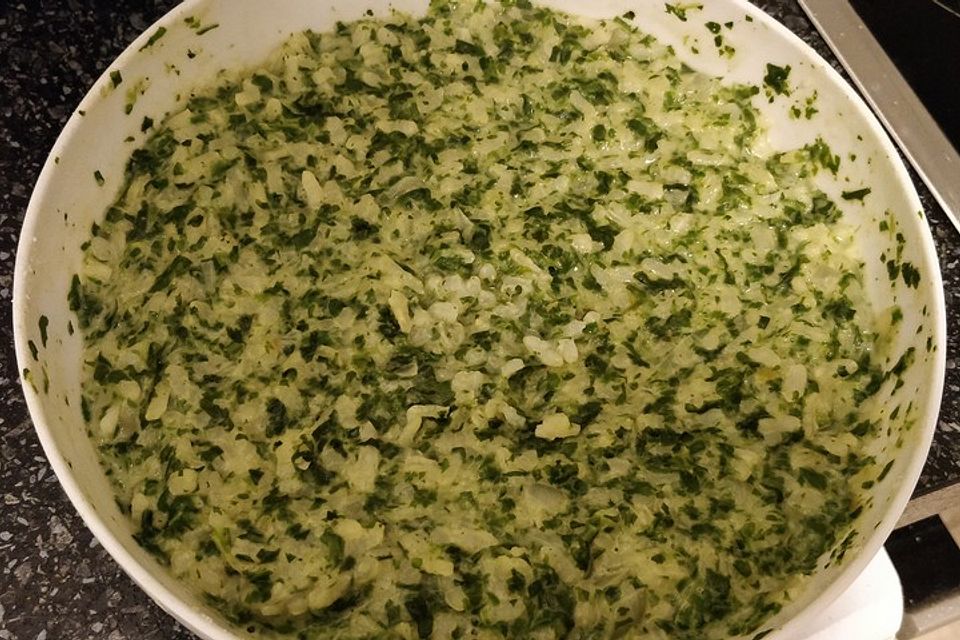 Spinat-Risotto