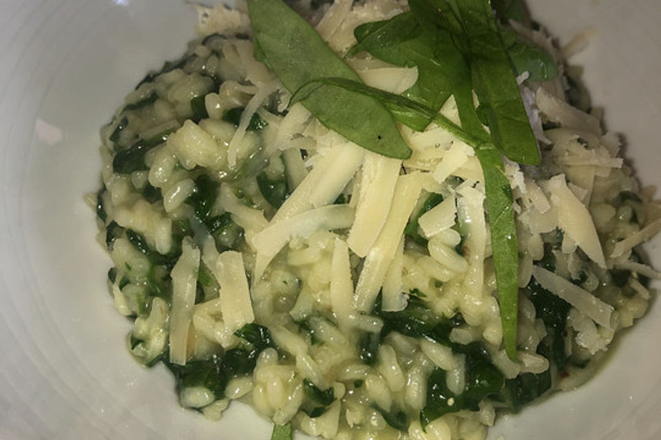 Spinat-Risotto