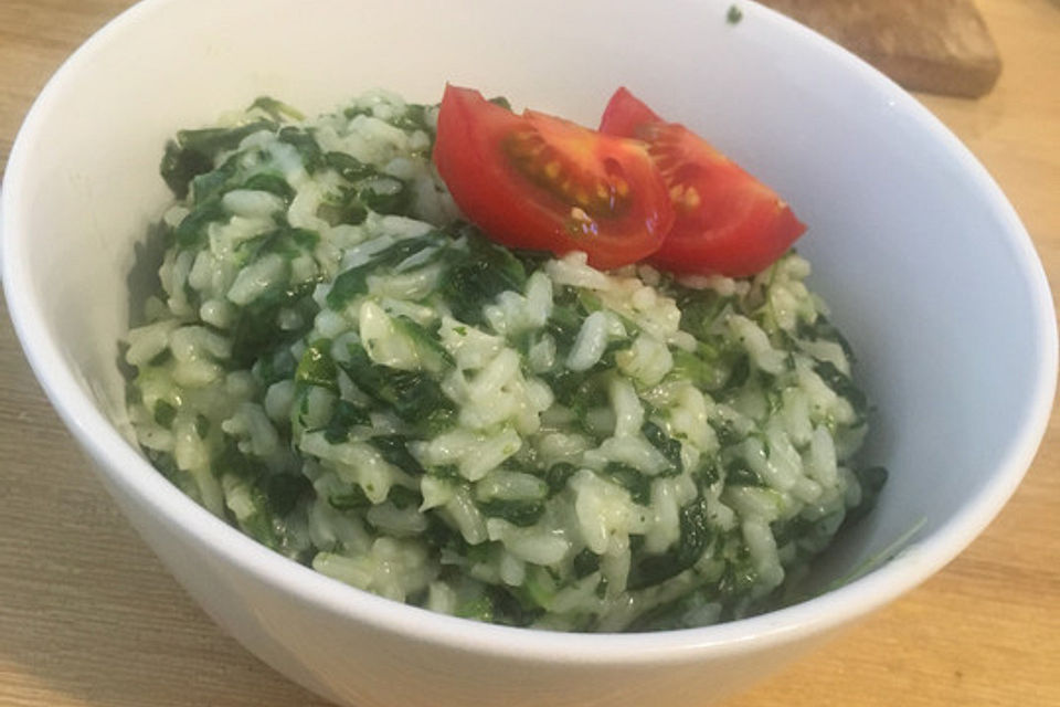 Spinat-Risotto