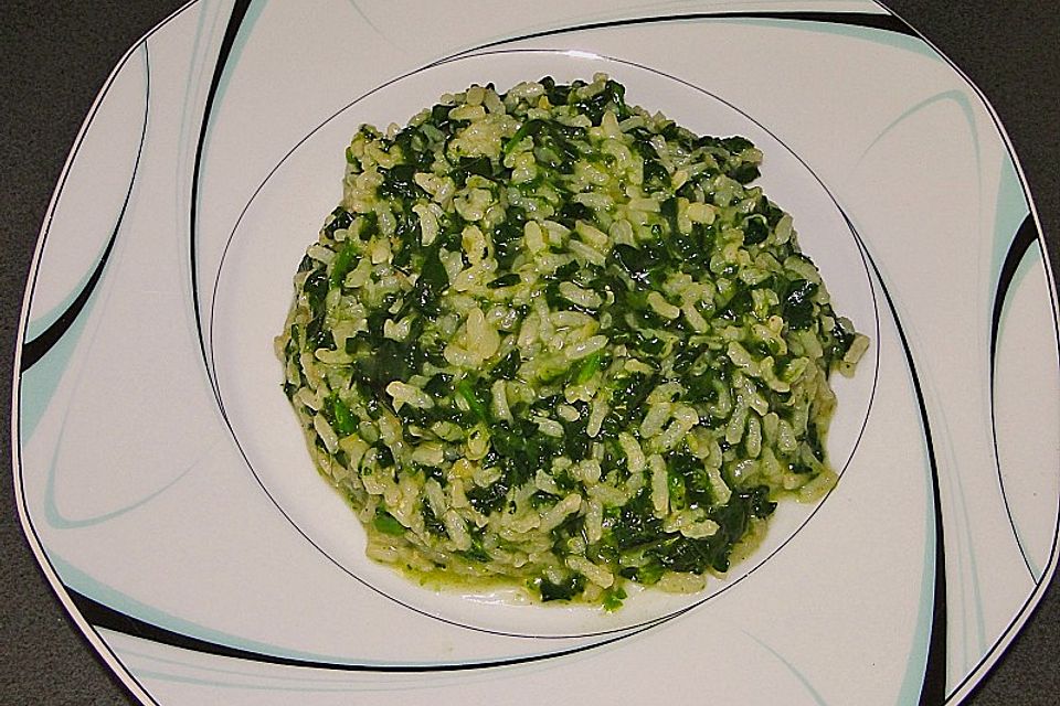 Spinat-Risotto