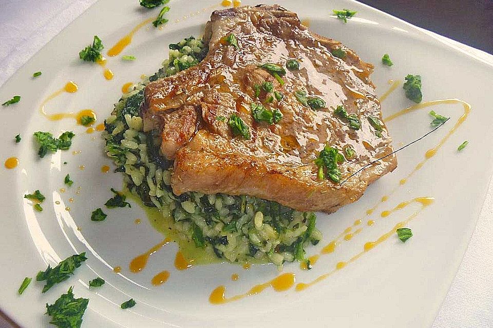 Spinat-Risotto