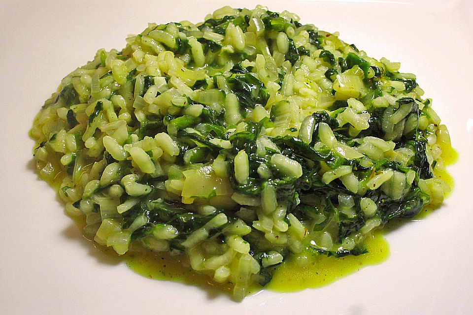 Spinat-Risotto