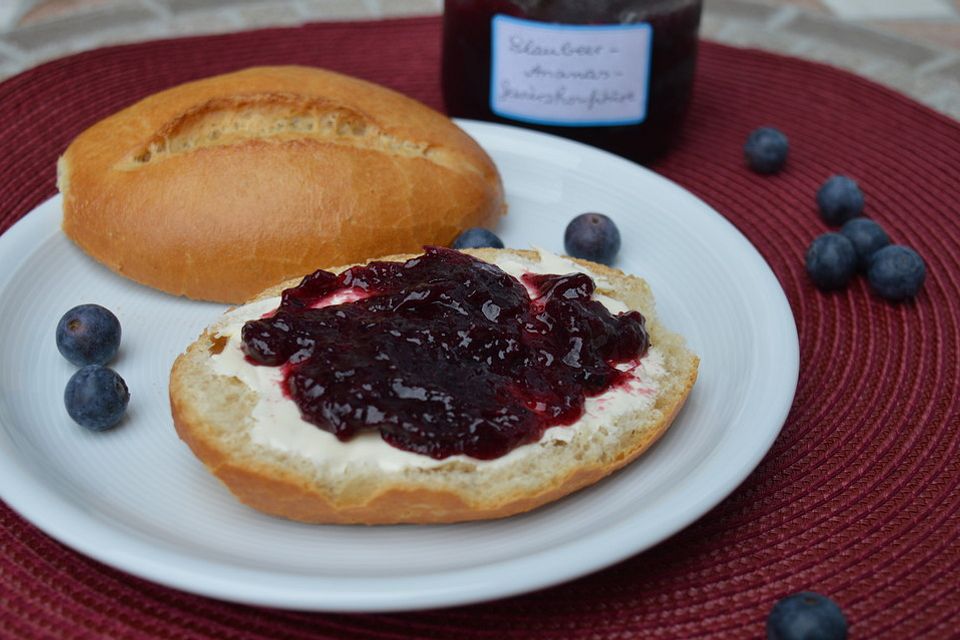 Blaubeer - Ananas - Marmelade