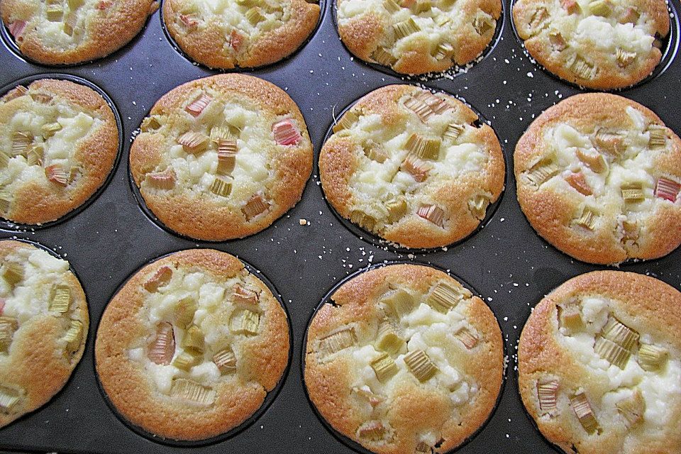 Käsekuchenmuffins mit Obst