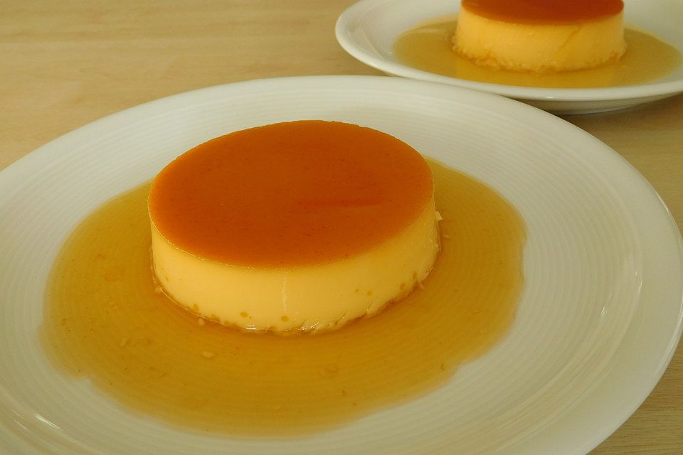 Crème Caramel - mit feinem Orangengeschmack